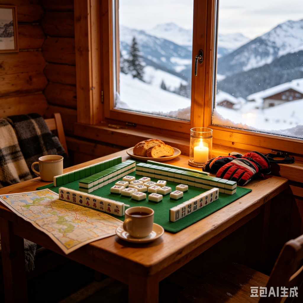 oil painting mahjong set