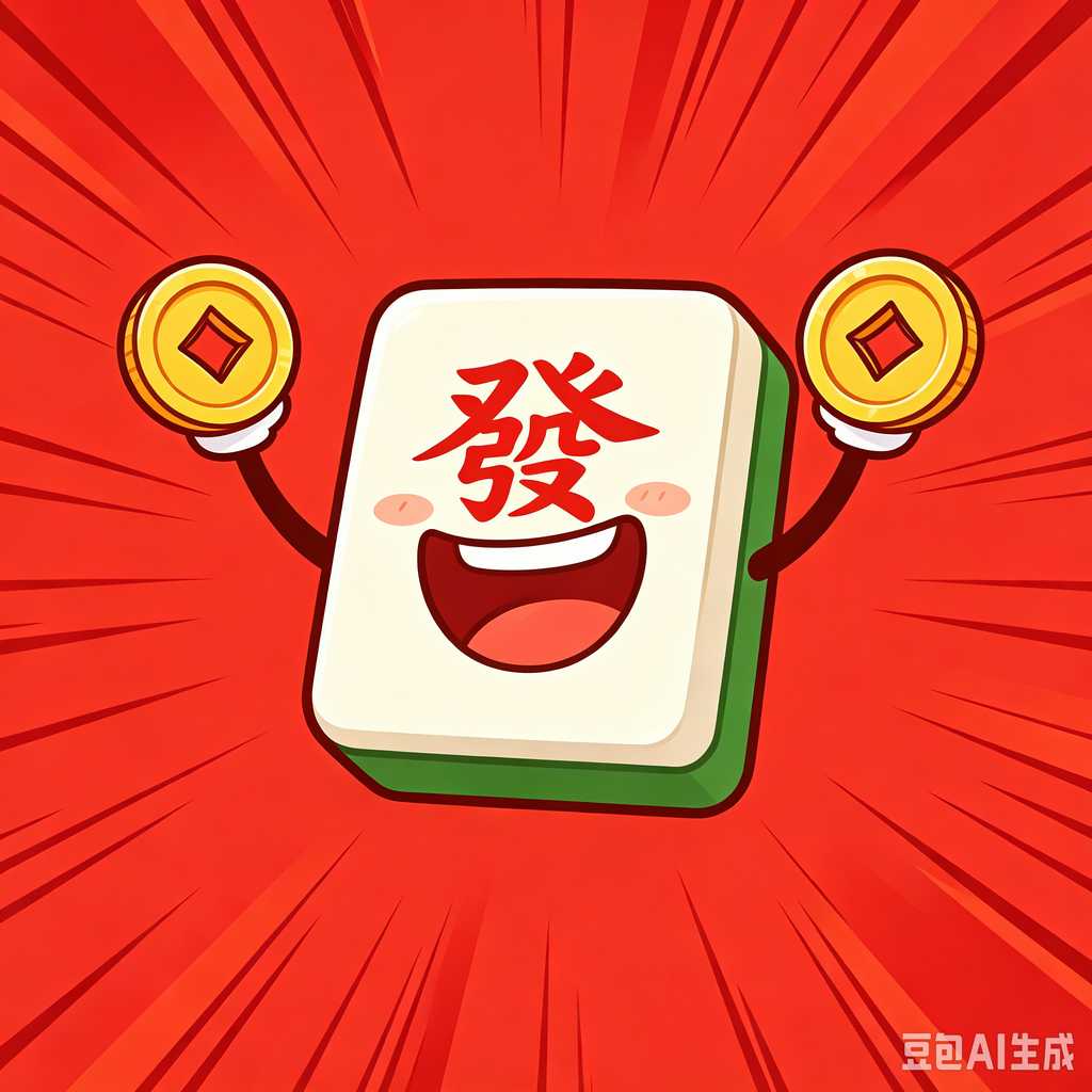 trendy color mahjong set