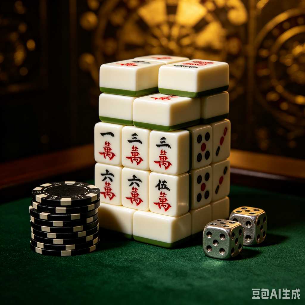 unique color mahjong tiles design